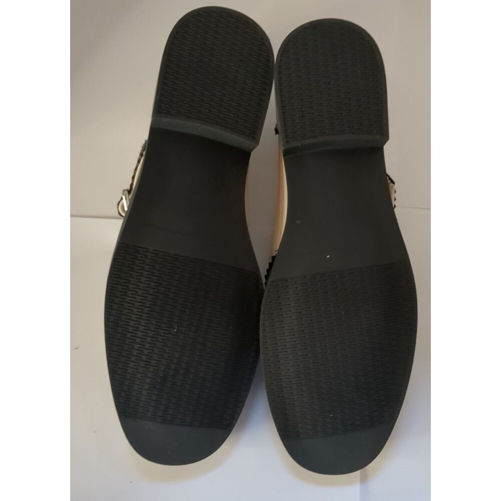 Women's 9.5 Mary Jane Two Tone Oxford Flat Round Closed Toe New - Picture 8 of 9